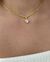 Chocker Corrente Diamantada Love Banho Ouro 18k - comprar online