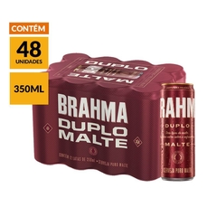 Cerveja Brahma Duplo Malte 350ml Pack (48 Unidades)
