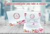 30 Convites + 10 Manuais (8 Padrinhos e 2 Damas) + 60 Individuais