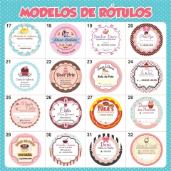 500 RÓTULOS ADESIVOS 4X4CM - ARTE LIVRE na internet