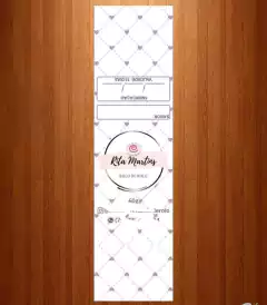 250 Cintas, Faixa, Rótulo Para Brownie 4x20cm Personalizada - loja online