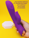 Vibrador rabbit com flap e app