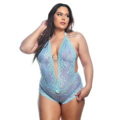 Body Renda Bicolor Plus Size Frozem c/ Frais - comprar online