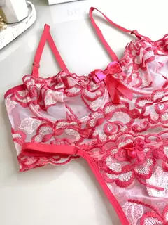 CONJUNTO BORDADO HELEN PINK - comprar online