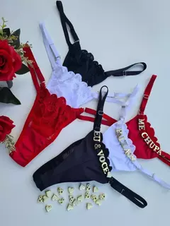 FIO PERSONALIZAVEL TULE BORDADO FIO DUPLO VERMELHA