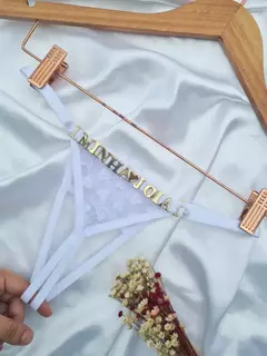 PERSONALIZAVEL SECRETÁRIA APRESSADINHA TULE BRANCO