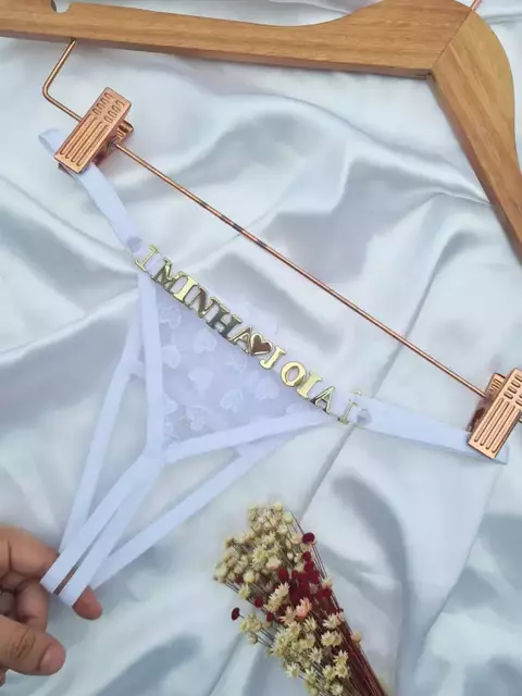PERSONALIZAVEL SECRETÁRIA APRESSADINHA TULE BRANCO