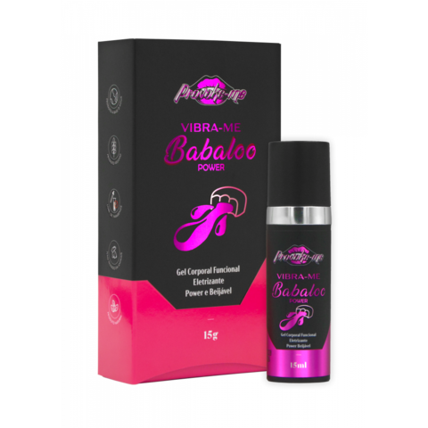 VIBRA-ME BABALOO POWER GEL ELETRIZANTE BEIJÁVEL 15G PROVOKE-ME