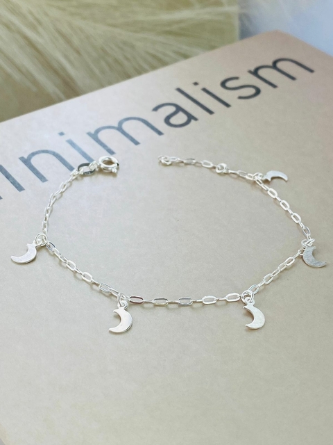 Pulseira Lua prata 925