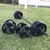 Barra maciza + mancuernas + 60kg discos con agarre