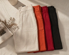 Calça de linho