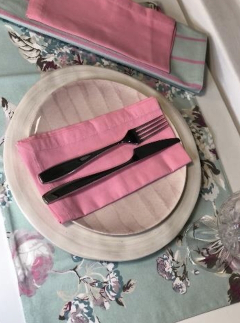 Kit Jogo americano + guardanapo algodão