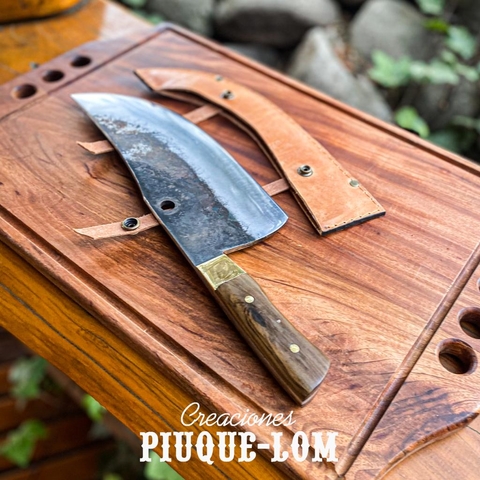 Cuchillo Bowie XL Encabado en Madera