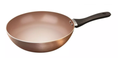 Wok Antiadherente Ceramico Hudson 28 Cm Aluminio