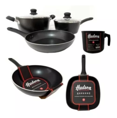 Bateria Ollas Bifer Jarr Sarten Wok Hudson Induccion Teflon