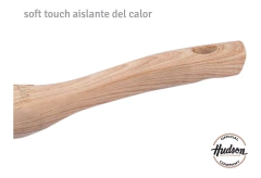 Imagen de Wok De Aluminio Hudson Gris 28 Cm Con Antiad