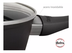 Bateria Cocina Hudson Black Antiadherente Induccion 7 Piezas en internet