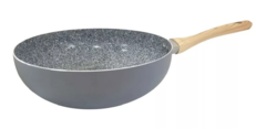 Wok Antiadherente Cerámico Hudson 28 Cm Granito