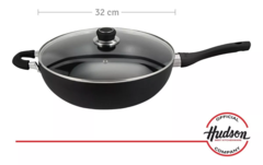 Wok Antiadherente Hudson Aluminio 32 Cm en internet
