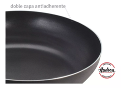 Wok Antiadherente Hudson Aluminio 32 Cm - bazarlaeconomia