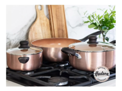 Wok Antiadherente Ceramico Hudson 28 Cm Aluminio - comprar online