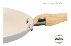 Panquequera Hudson Gris Antiadherente Cerámico 22cm - bazarlaeconomia