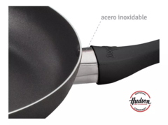 Wok Antiadherente Hudson Aluminio 28 Cm - bazarlaeconomia