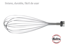 Batidor Manual 33cm De Acero Inoxidable Hudson - bazarlaeconomia