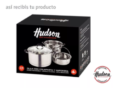 Olla Colapasta Vaporiera Hudson 3 En 1 Acero Inoxidable 5 L - comprar online