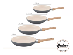 Set Sartenes Cocina Hudson Gris Con Antiadherente 4 Piezas - comprar online