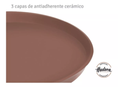 Pizzera Redonda Con Doble Antiadherente 35 Cm Hudso en internet