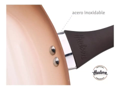 Bifera Antiadherente Ceramico Hudson 26 Cm Plancha Aluminio - bazarlaeconomia