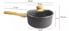 Batería Hudson Granito Gris Juego Set Utensilios Ceramica en internet