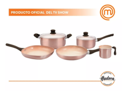 Batería De Cocina Antiadherente Cerámico Hudson 7 Piezas - comprar online