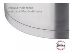 Olla Colapasta Vaporiera Hudson 3 En 1 Acero Inoxidable 5 L en internet