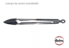 Pinza Hudson Multiuso De Acero Inoxidable Y Silicona
