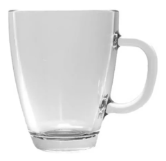 Taza Vidrio 400 Ml Modelo Armonía Durax X6