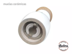 Molinillo De Madera Hudson Laqueado Color Blanco 20 Cm - bazarlaeconomia