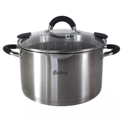 Cacerola Olla Acero N 24 Triple Fondo Hudson Induccion