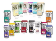 Juego De Cubiertos Carol X24 +jarra De Regalo Varios Colores