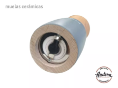 Molinillo De Madera Hudson Laqueado Color Gris 20 Cm en internet