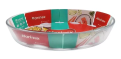 Fuenta Asadera Oval Vidrio Templado Marinex 4 Litros
