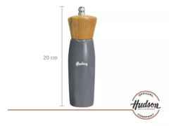 Molinillo De Madera Hudson Laqueado Color Gris 20 Cm