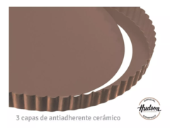 Molde Tartera Hudson Desmontable Doble Antiadherente 25 Cm en internet