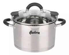 Cacerola Olla Acero N 26 Triple Fondo Hudson Induccion