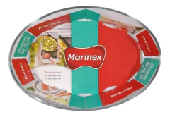Fuenta Asadera Oval Vidrio Templado Marinex 4 Litros en internet