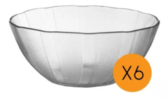 Compotera Bowl De Postre Galaxia Rigolleau Vidrio X6und