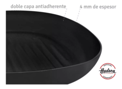 Bifera Antiadherente Induccion Hudson 26x26 Cm Plancha - bazarlaeconomia
