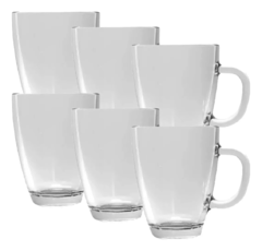 Taza Vidrio 400 Ml Modelo Armonía Durax X6 en internet