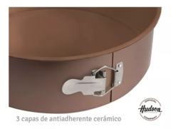 Molde Tortera Hudson Desmontable Antiadherente 24 Cm - bazarlaeconomia
